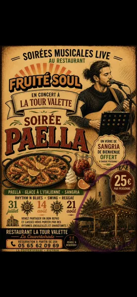 Soirée musicale live La Couvertoirade