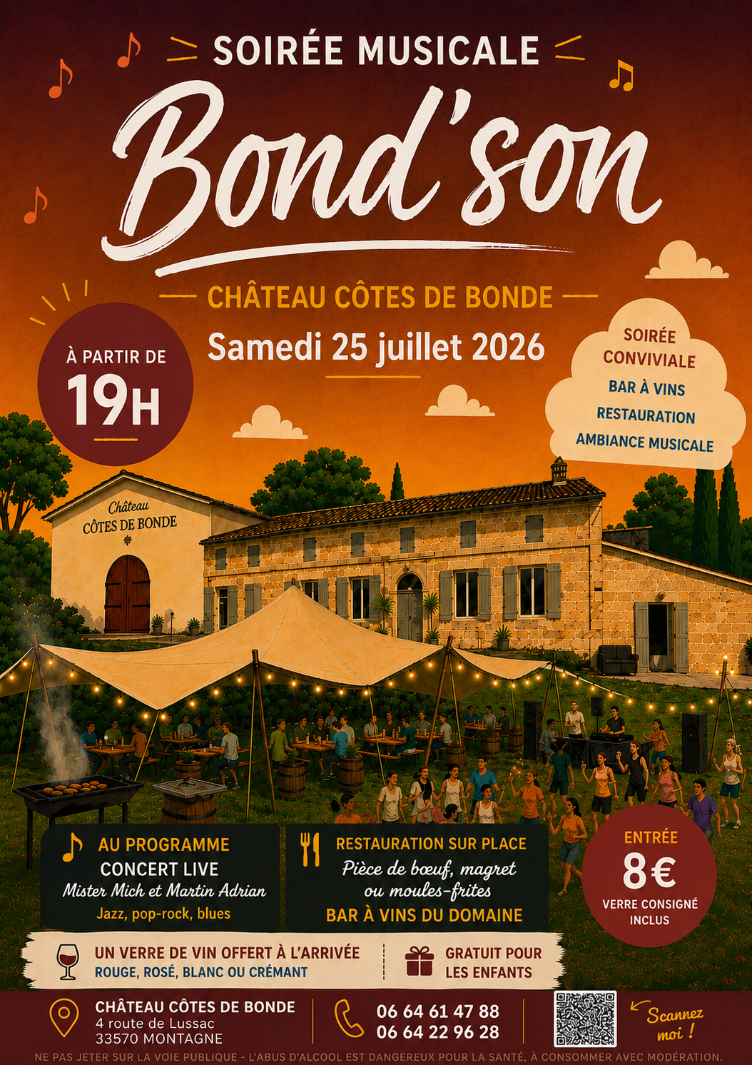 Soirée musicale  Montagne