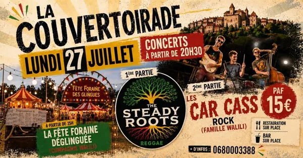 Soirée rock Roots & Fête foraine  La Couvertoirade