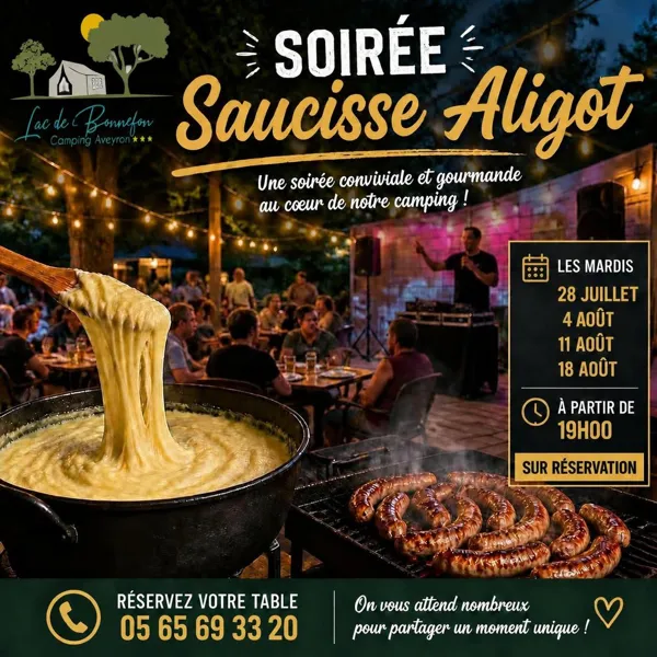 Soirée Saucisse Aligot  Naucelle
