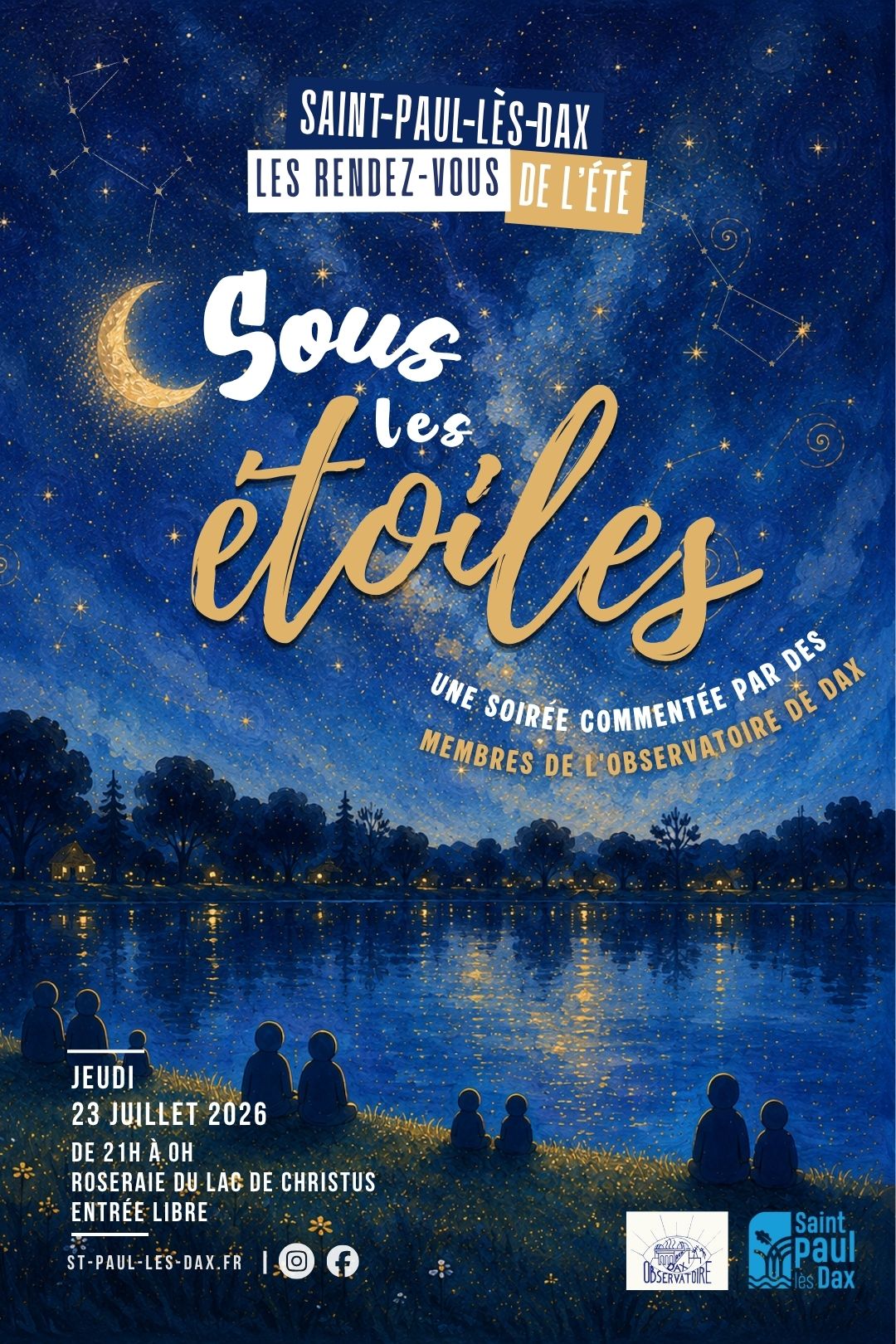 Soirée Sous les étoiles Allée de Christus Saint-Paul-lès-Dax 2026-07-23