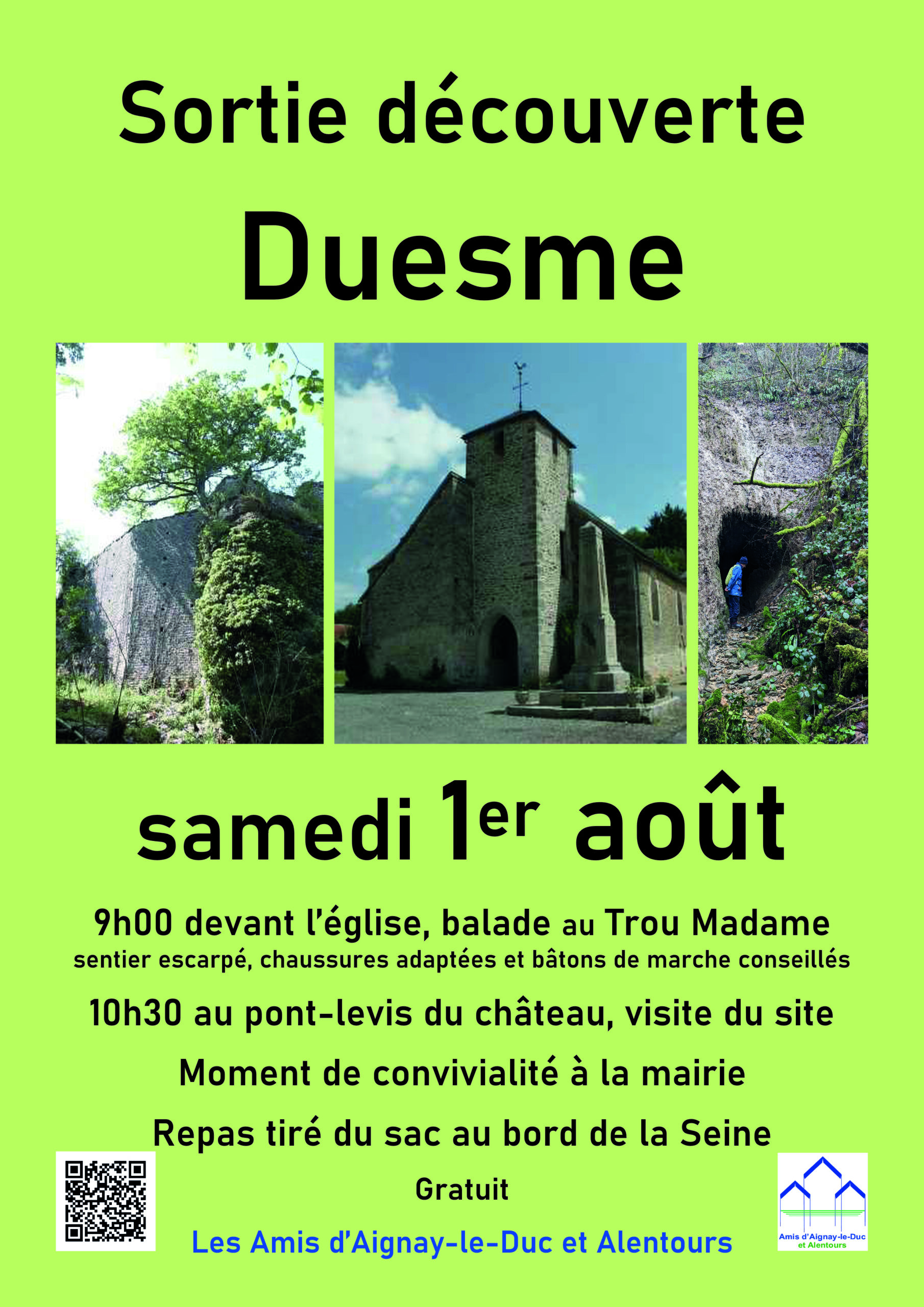 Sortie découverte à Duesme Duesme 2026-08-01