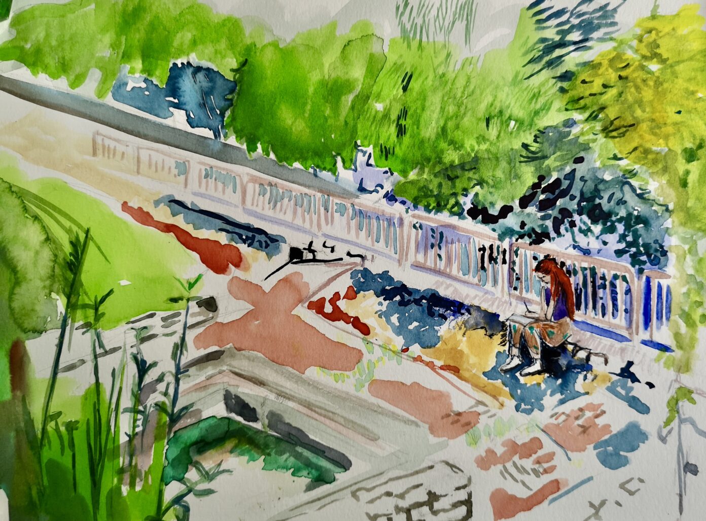 Sortie dessin au Bois de Ste Pezenne à Niort Rue de l&rsquo;hometrou Niort