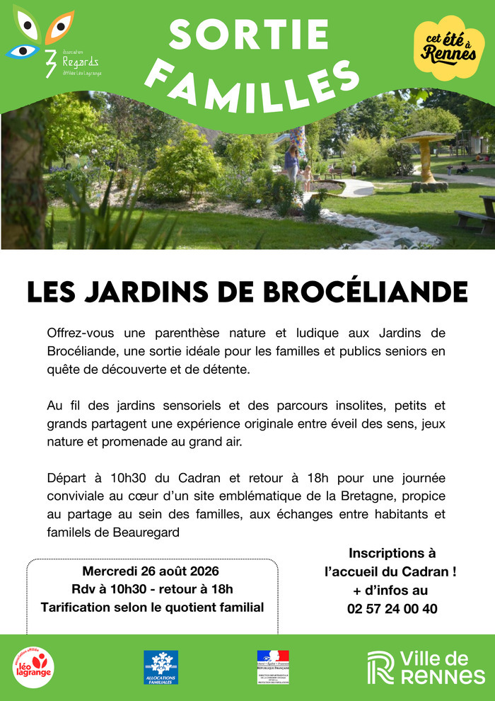 SORTIE FAMILLES AUX JARDINS DE BROCÉLIANDE, Les Jardins de Brocéliande, Bréal-sous-Montfort