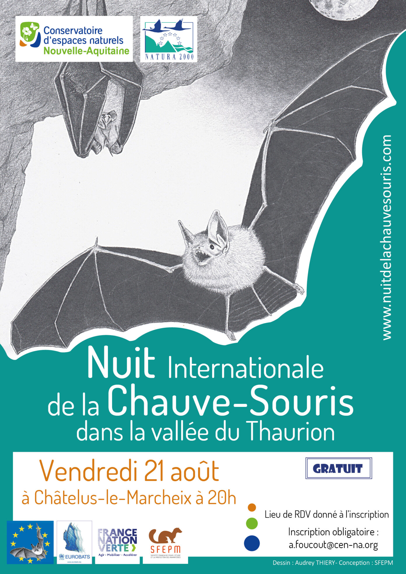 Sortie Nature Nuit de la Chauve-Souris dans la Vallée du Thaurion Châtelus-le-Marcheix