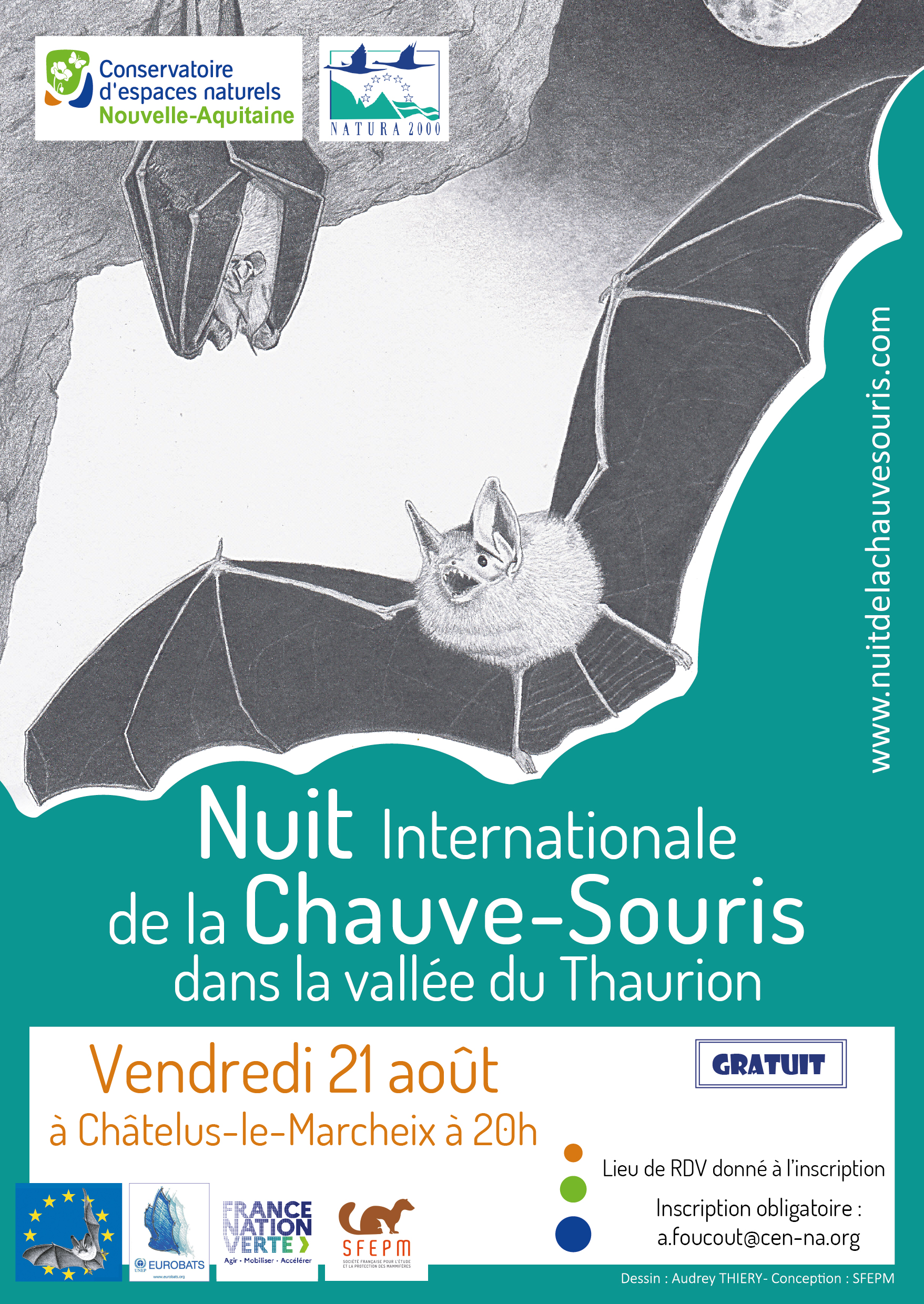 Sortie Nature Nuit de la Chauve-Souris dans la Vallée du Thaurion Châtelus-le-Marcheix