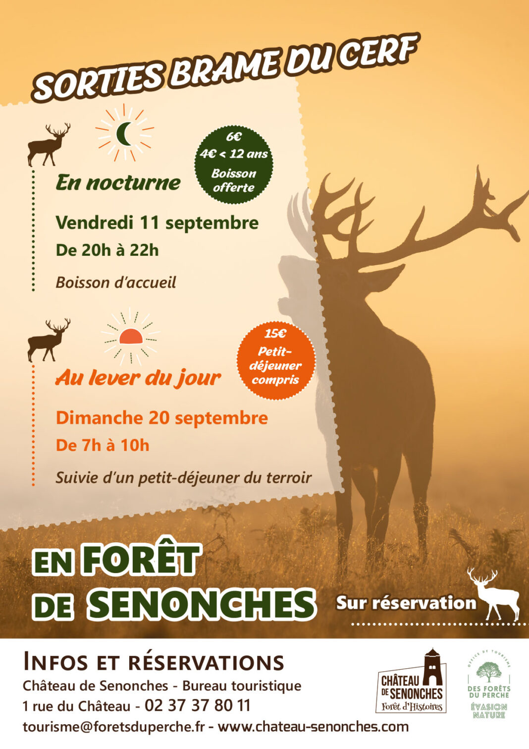 Sorties Brame du Cerf Senonches