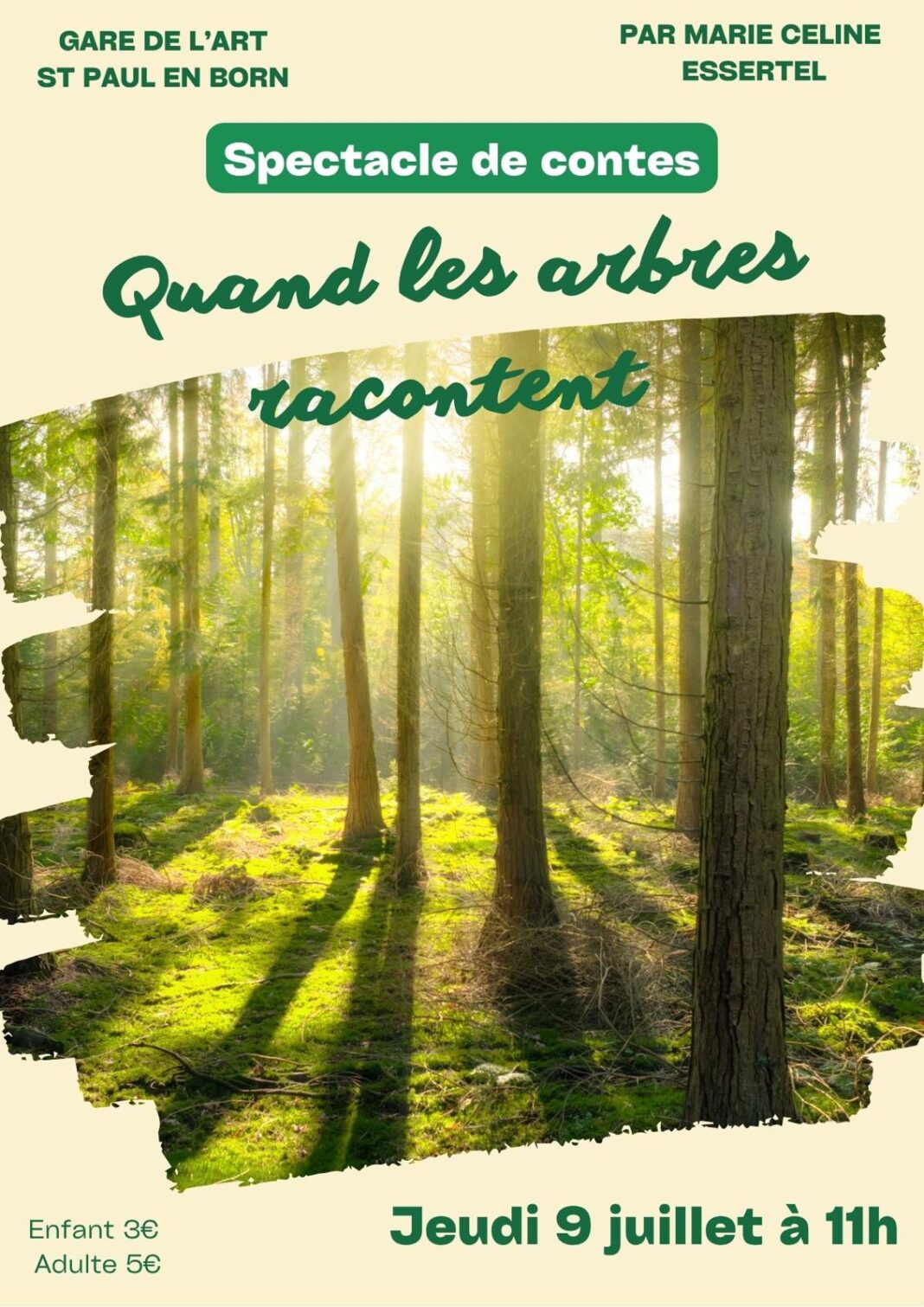 Spectacle de contes Saint-Paul-en-Born