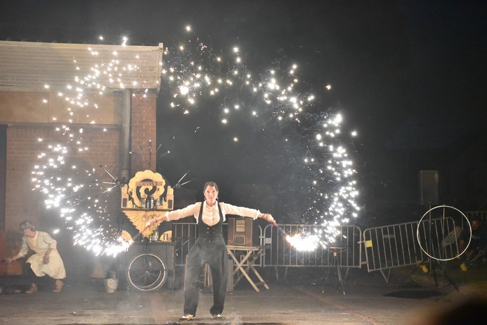 Spectacle de feu Théâtre de verdure Germinal Carvin