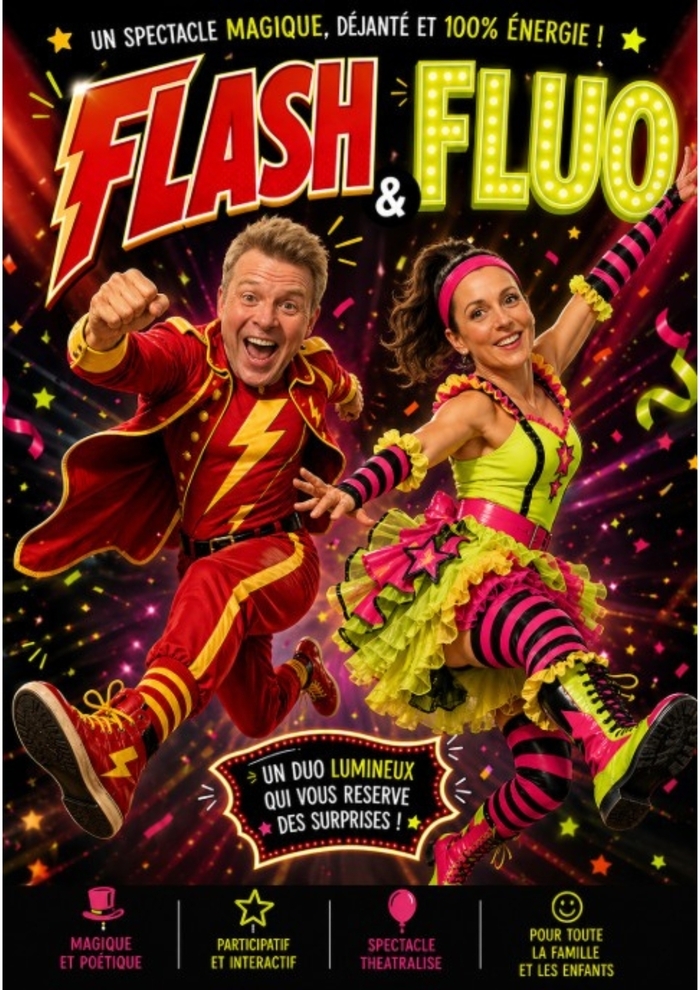 Spectacle de magie « Flash & Fluo », Théâtre de verdure Germinal, Carvin