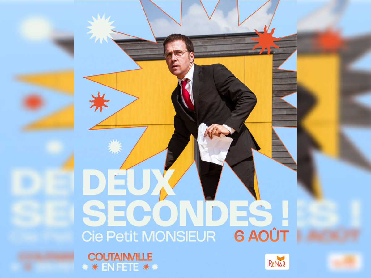 Spectacle Deux Secondes ! Place Général de Gaulle Agon-Coutainville 2026-08-06