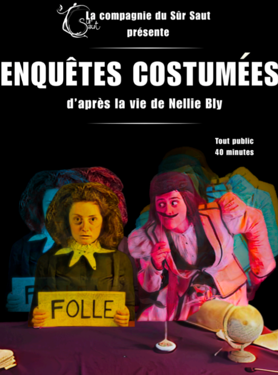 Spectacle Enquêtes costumées d&rsquo;après la vie de Nelly Bly Un été à Bious Lac de Bious Artigues Laruns