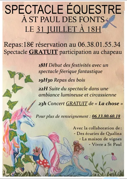 Spectacle équestre Saint-Jean-et-Saint-Paul