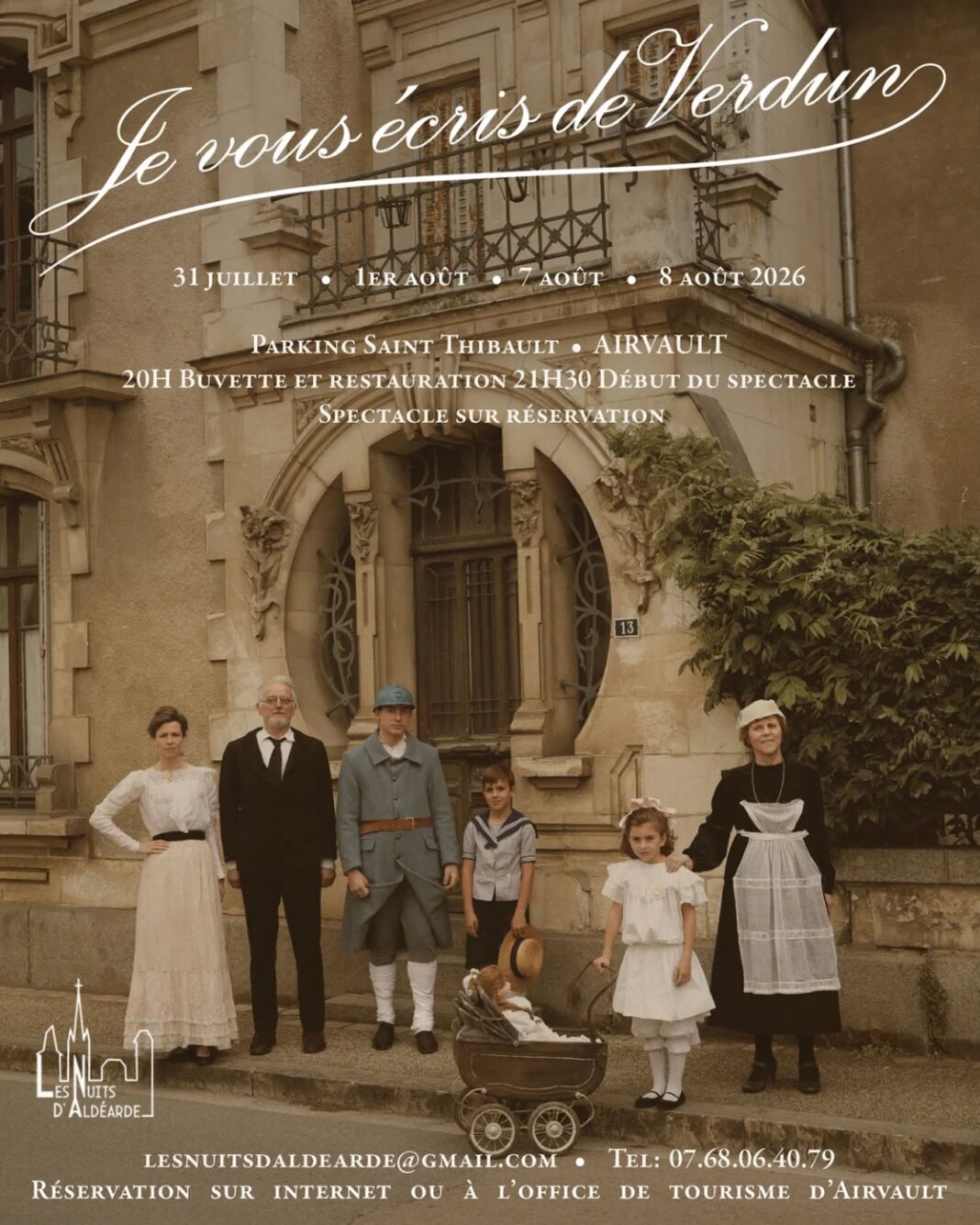 Spectacle Je vous écris de Verdun… Airvault