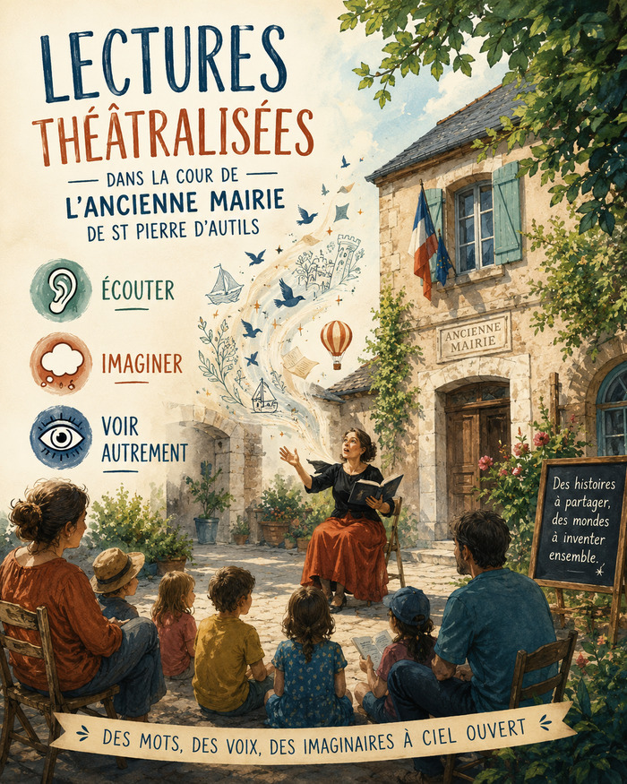Spectacle : lectures théâtralisées, Cour de l’ancienne mairie, La Chapelle-Longueville