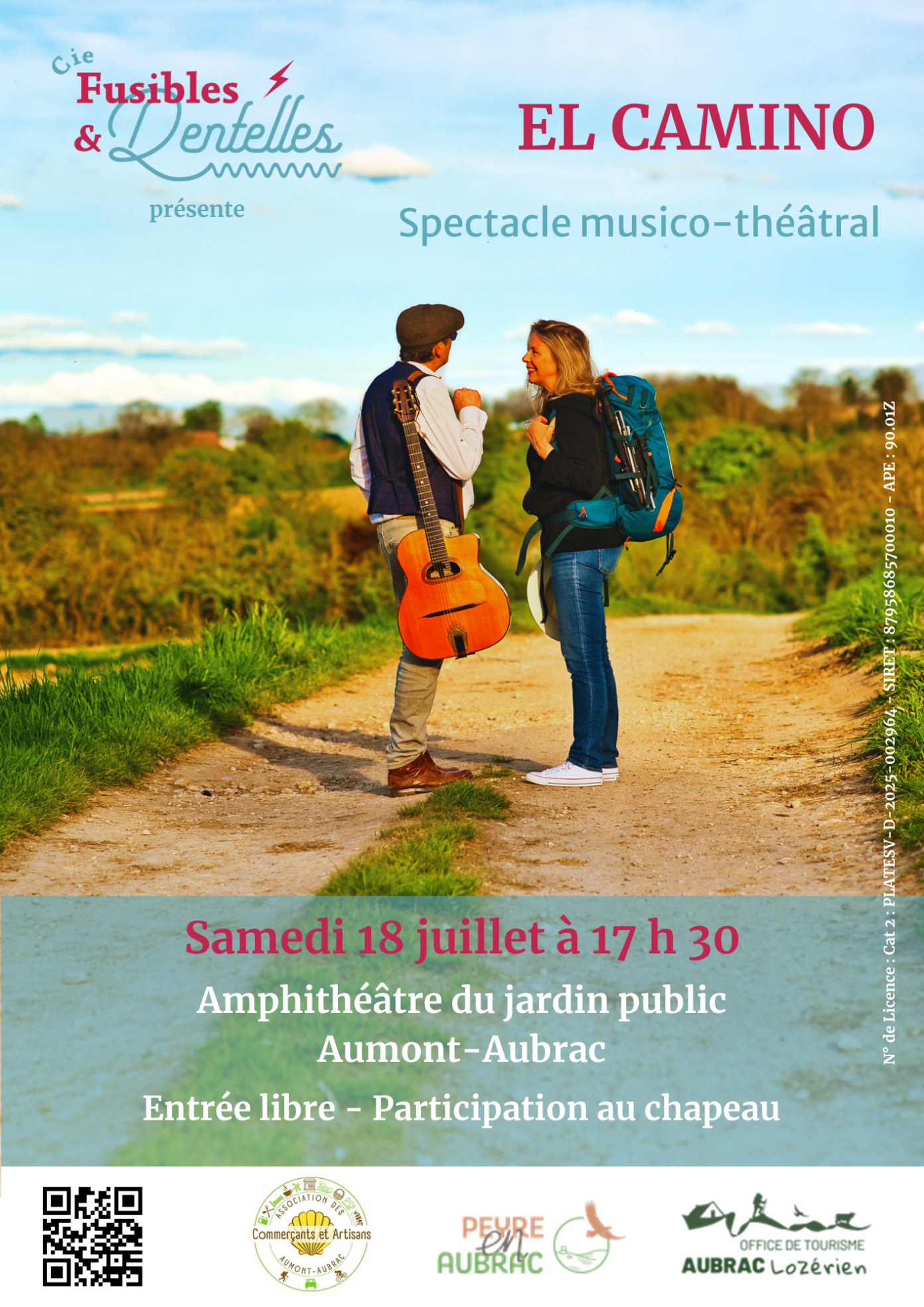 SPECTACLE MUSICO-THÉÂTRAL EL CAMINO  Nasbinals
