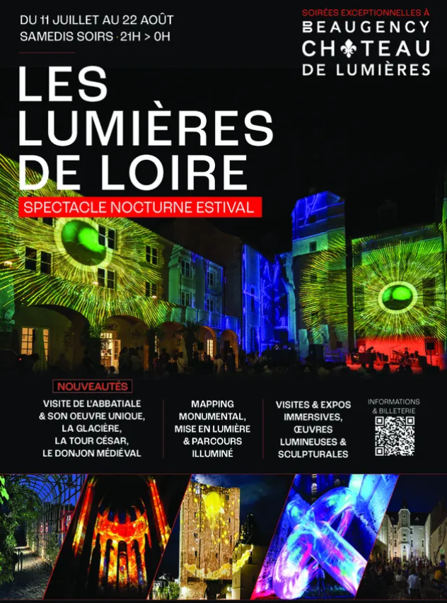 Spectacle nocturne Les Lumières de Loire Beaugency