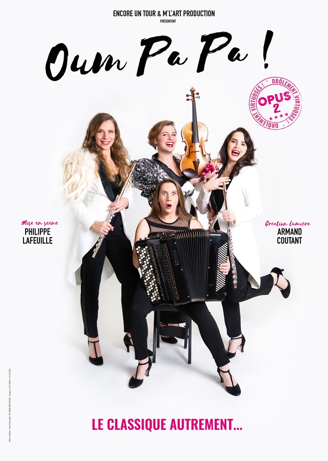 Spectacle Oum pa pa drôlement virtuoses ! Atrium Dax