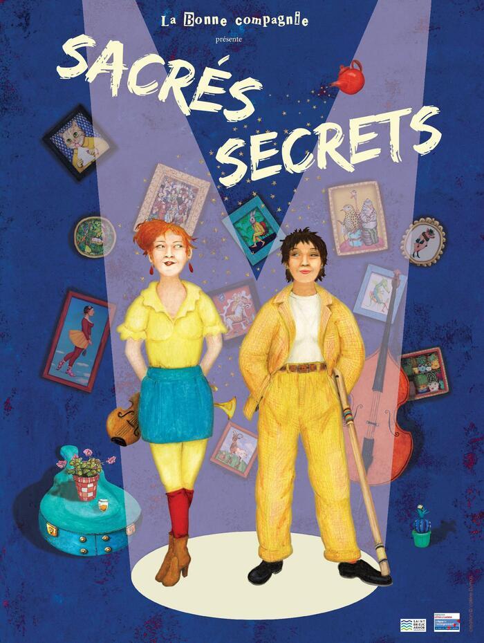 Spectacle « Sacrés secrets » par La Bonne Compagnie, Médiathèque de Ploufragan Espace Victor Hugo 22440 Ploufragan, Ploufragan