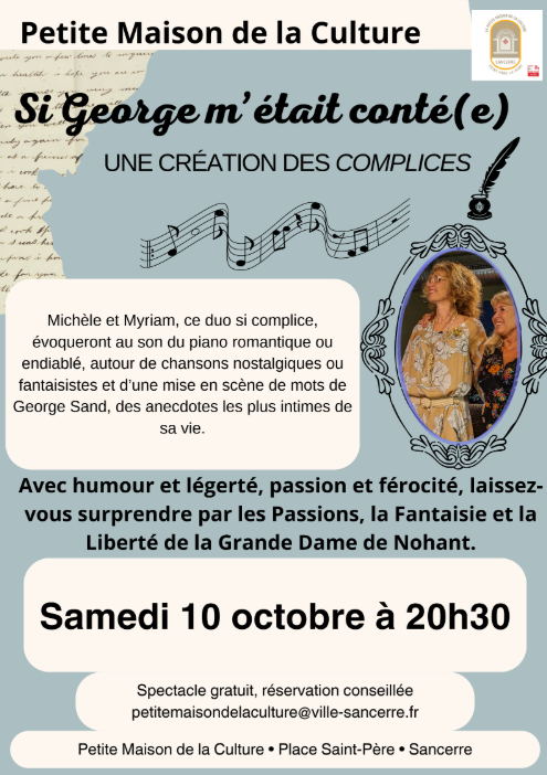 [Spectacle] Si George m&rsquo;était conté(e)  Sancerre