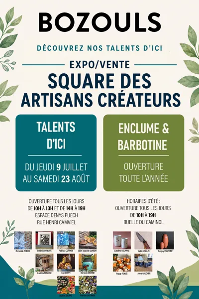 Square des artisans créateurs Bozouls