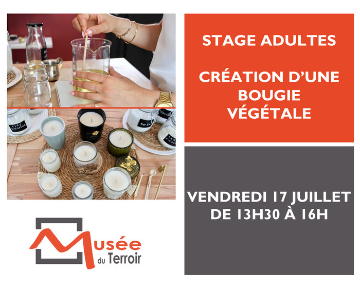 Stage Adulte : création d’une bougie végétale, Musée du Terroir, Villeneuve-d’Ascq