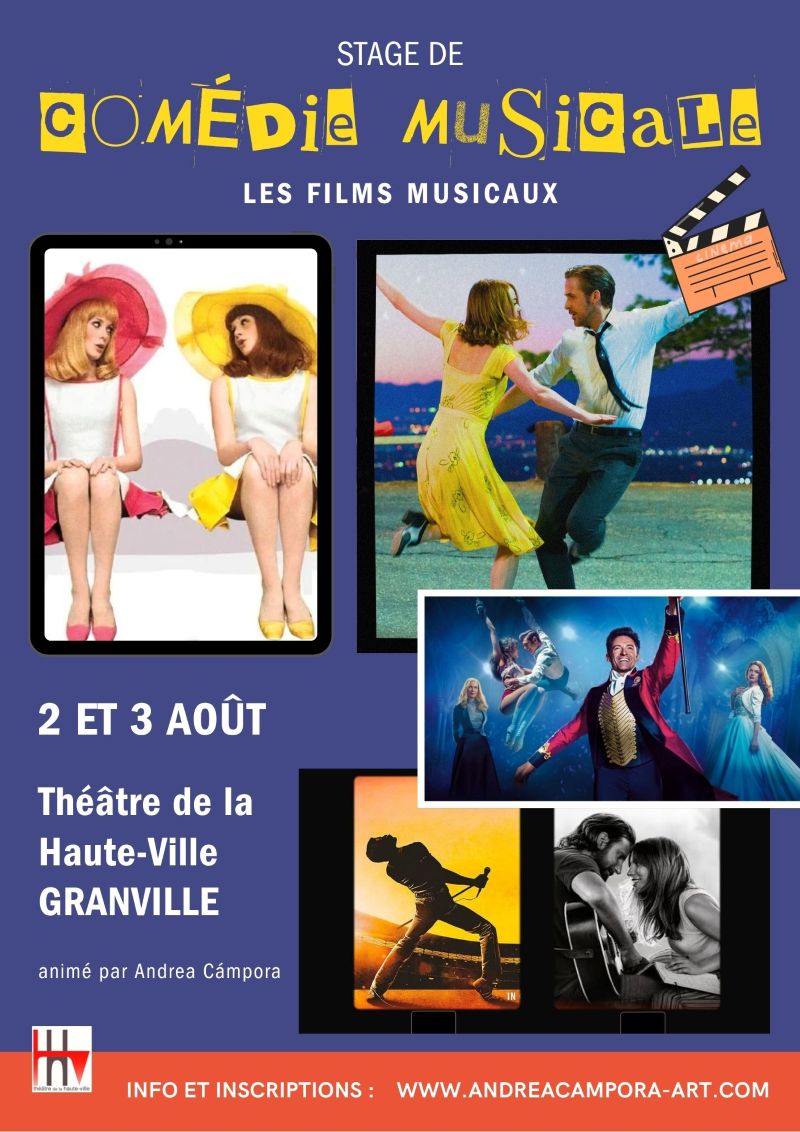 Stage comédie musicale Les films musicaux Granville