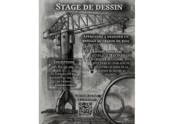 Stage de dessin – Atelier de la Loire, Atelier de la Loire, Nantes