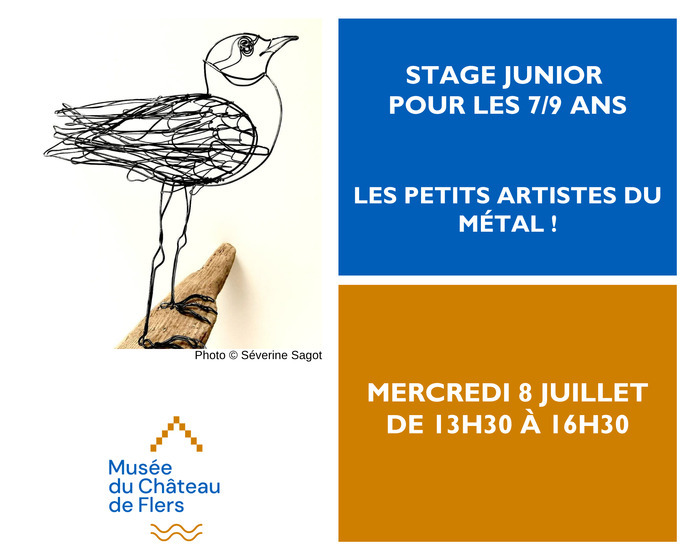 Stage Junior 7/9 ans : les petits artistes du métal ! Musée du château de Flers Villeneuve-d'Ascq