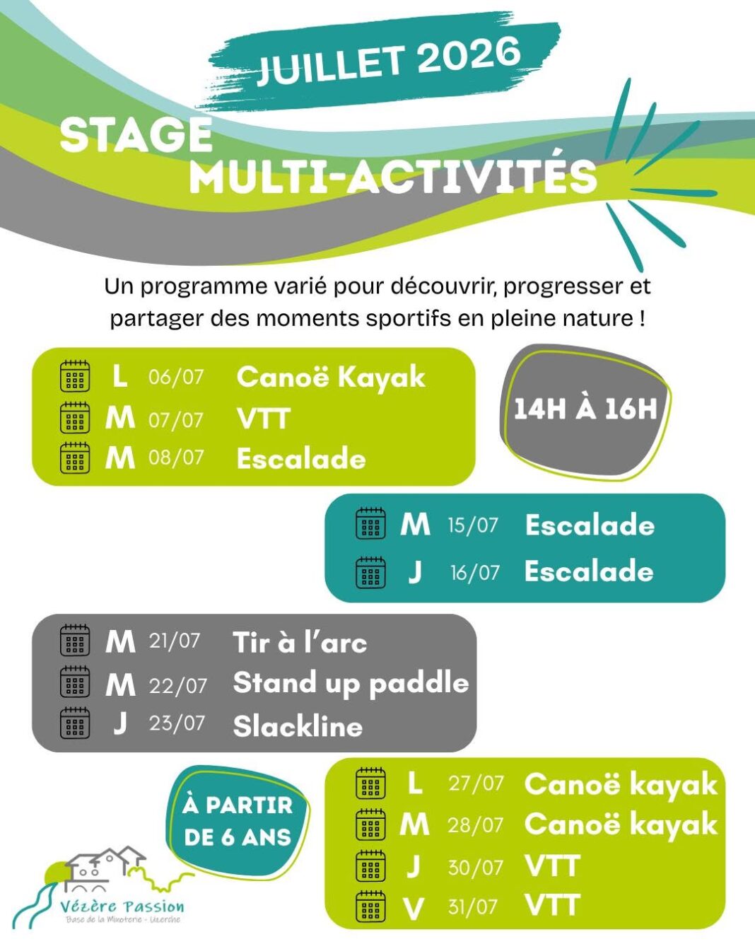 Stage multi-activités La Minoterie Uzerche
