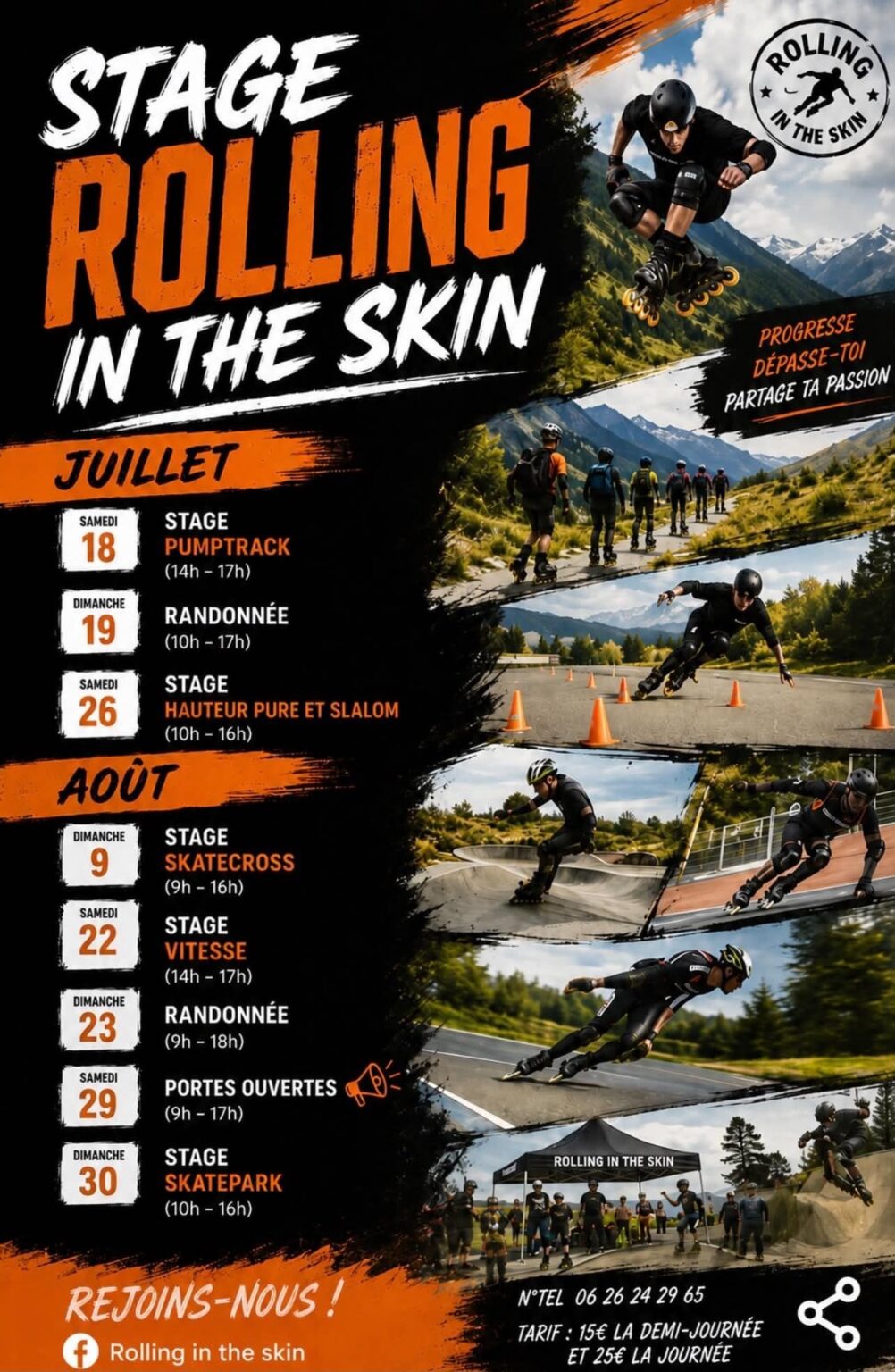 Stage Rolling in the Skin Vitesse Route de Ciez Entrains-sur-Nohain