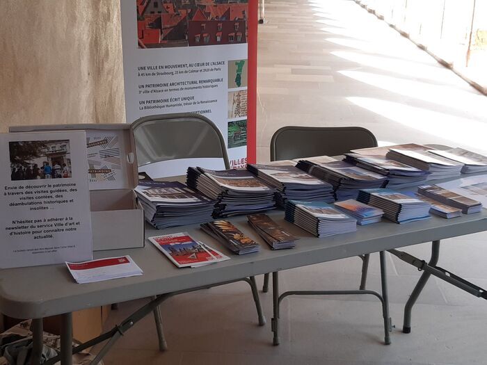 Stand Ville d’art et d’histoire, Bibliothèque Humaniste, Sélestat