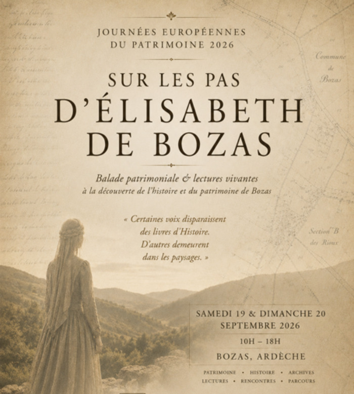 Sur les pas d’Elisabeth de Bozas, Mairie de Bozas, Bozas