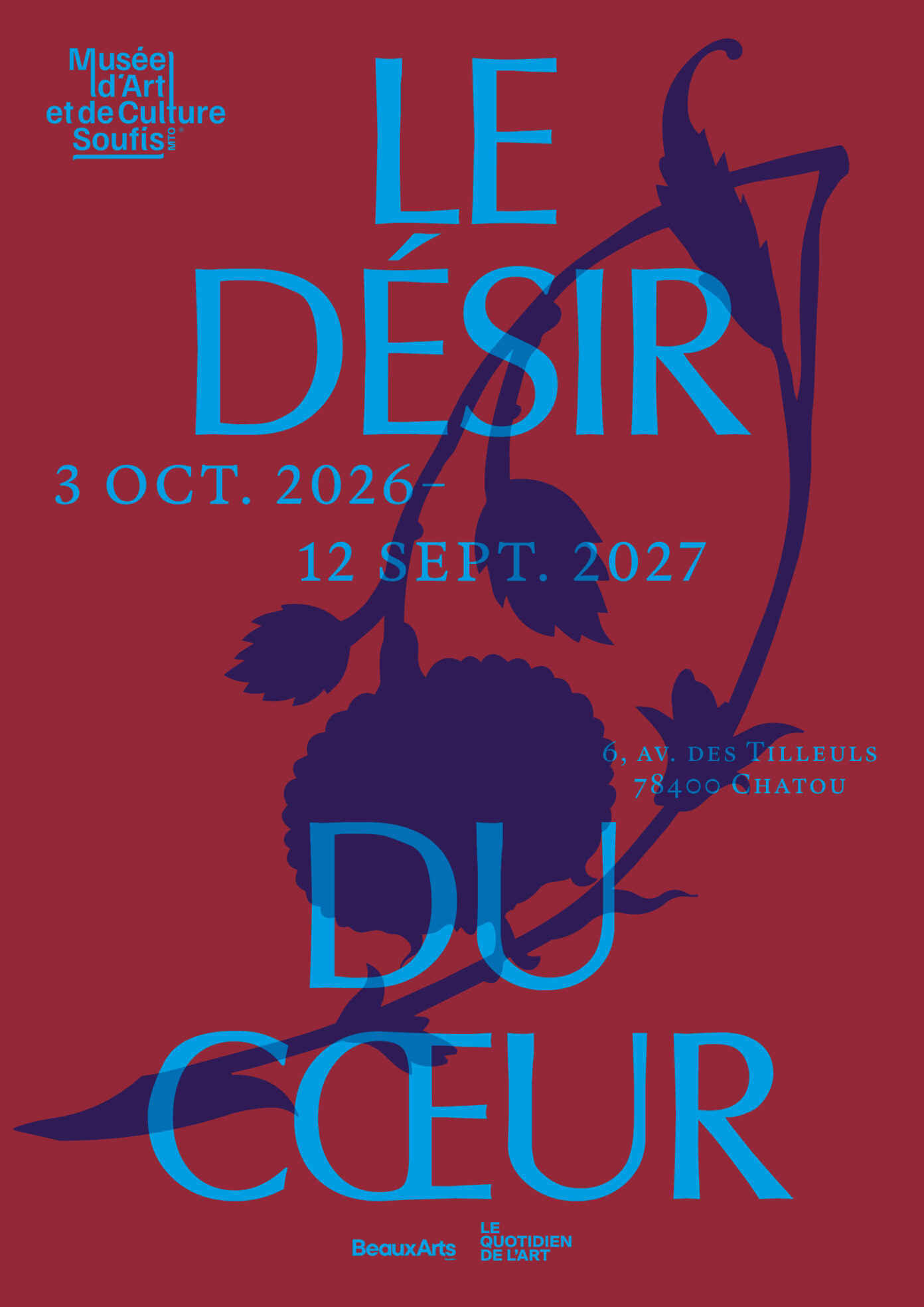 Le désir du cœur (The Heart’s Desire) Musée d&rsquo;Art et de Culture Soufis MTO Chatou – 78400 (France)