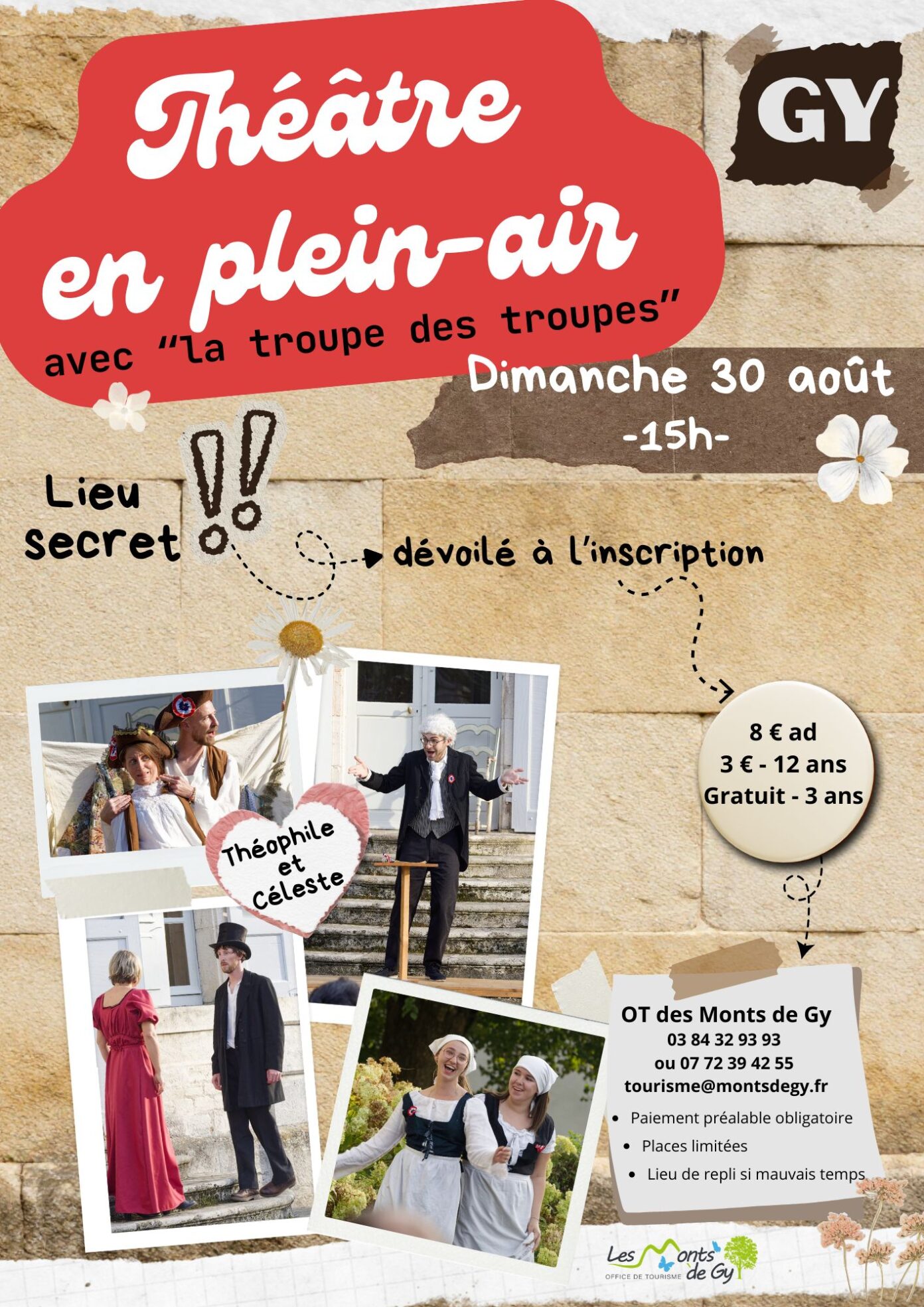 Théâtre en plein air à Gy Gy
