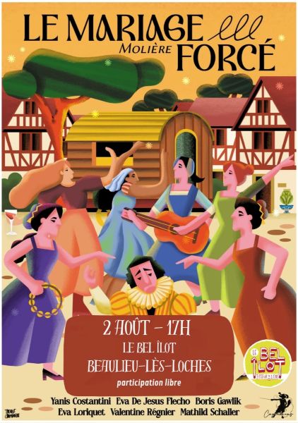 Théâtre Le Mariage forcé  Beaulieu-lès-Loches