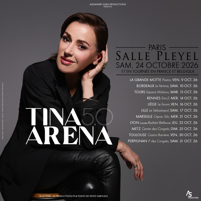 Tina Arena Théâtre Fémina Bordeaux