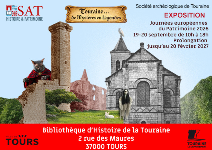 Touraine de Mystères en Légendes Bibliothèque d'Histoire de la Touraine Tours