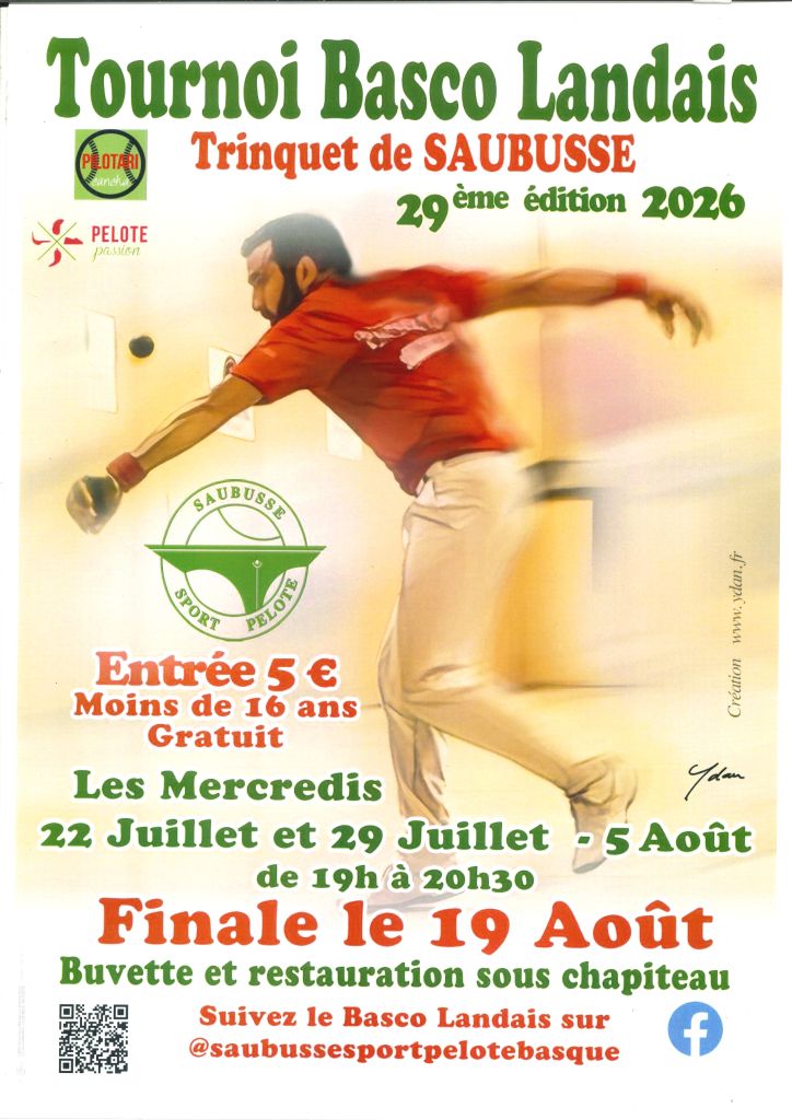 Tournoi Basco-Landais Trinquet de Saubusse Saubusse