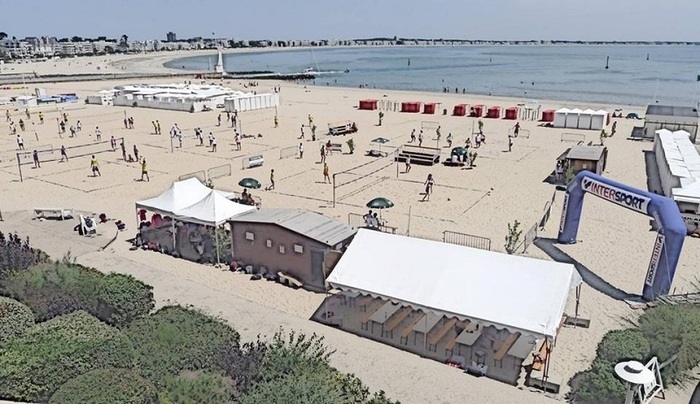 Tournoi de beach-volley, Plage du Nau, Le Pouliguen