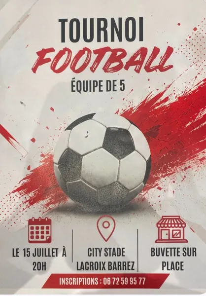 Tournoi de foot Lacroix-Barrez