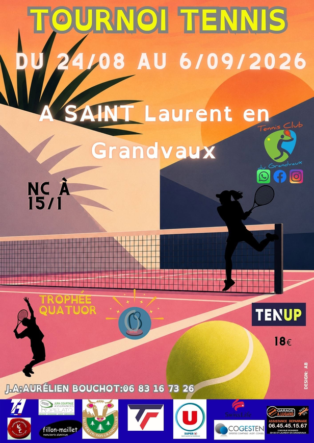 Tournoi de tennis  Saint-Laurent-en-Grandvaux