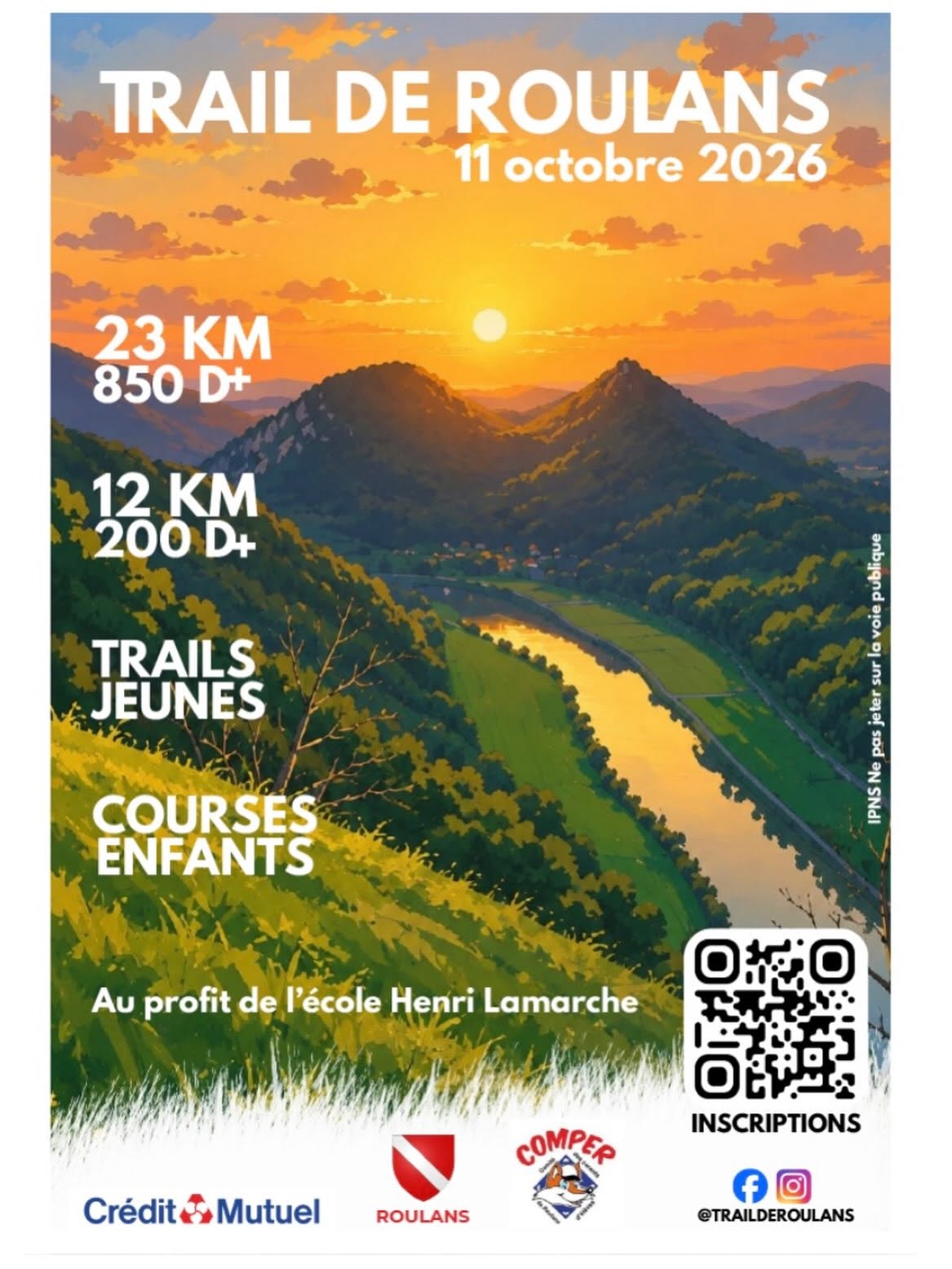 Trail de Roulans Départ du stade de Roulans Roulans 2026-10-11