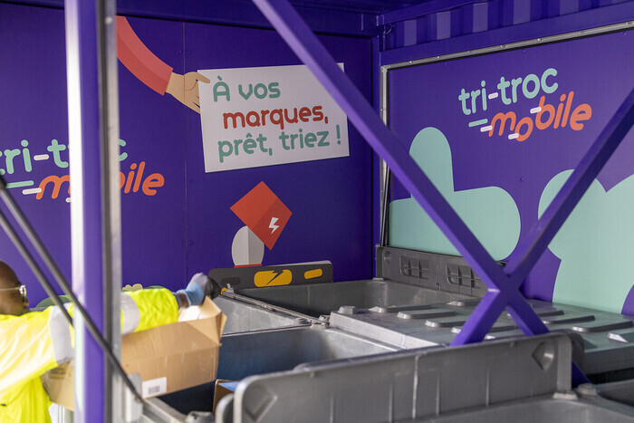 Tri-troc mobile Face au n°14 Rennes