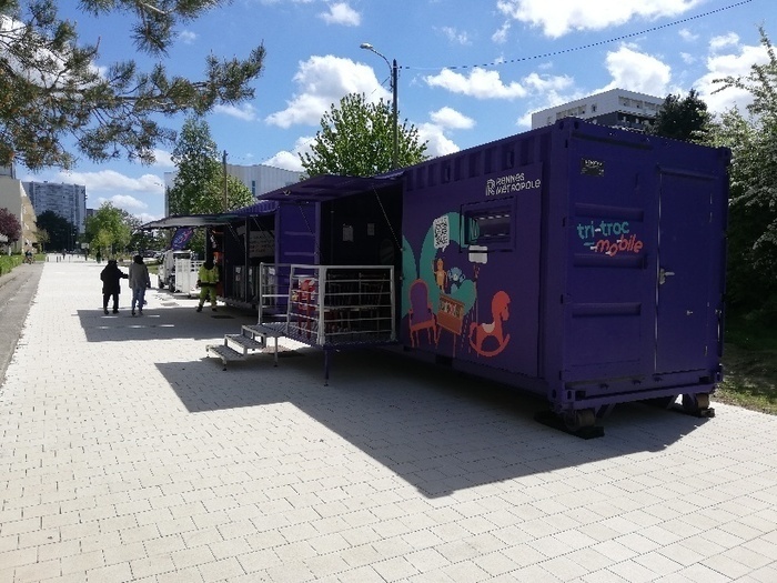 Tri-troc mobile La Rambla, à côté du Triangle Rennes