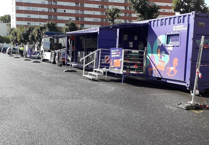 Tri-troc mobile Rue du Boberil, square des Cloteaux Rennes