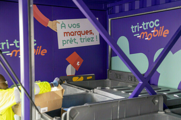 Tri-troc mobile, Square de Carélie, face au n°1, Rennes