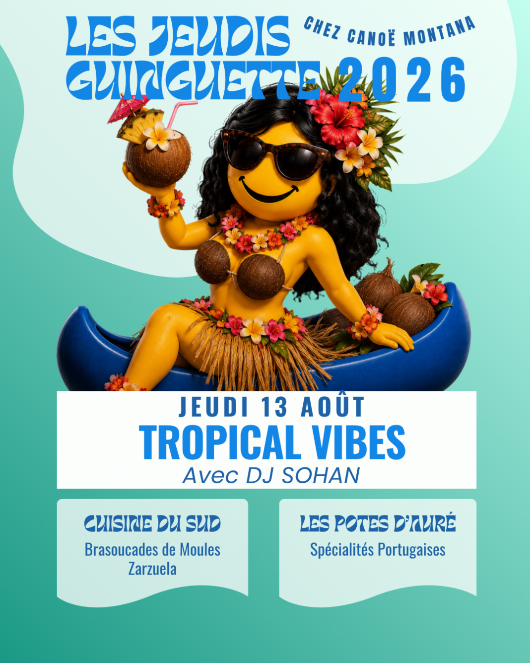 Tropical Vibes Canoë Montana R.D 108 Monplaisir Agonès