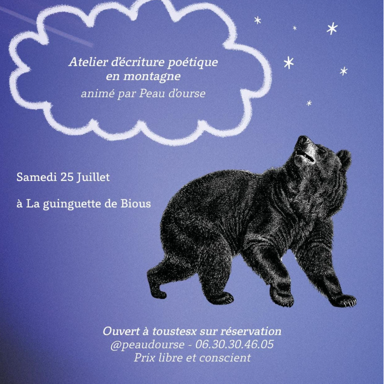Un été à Bious Écrire dehors Laruns
