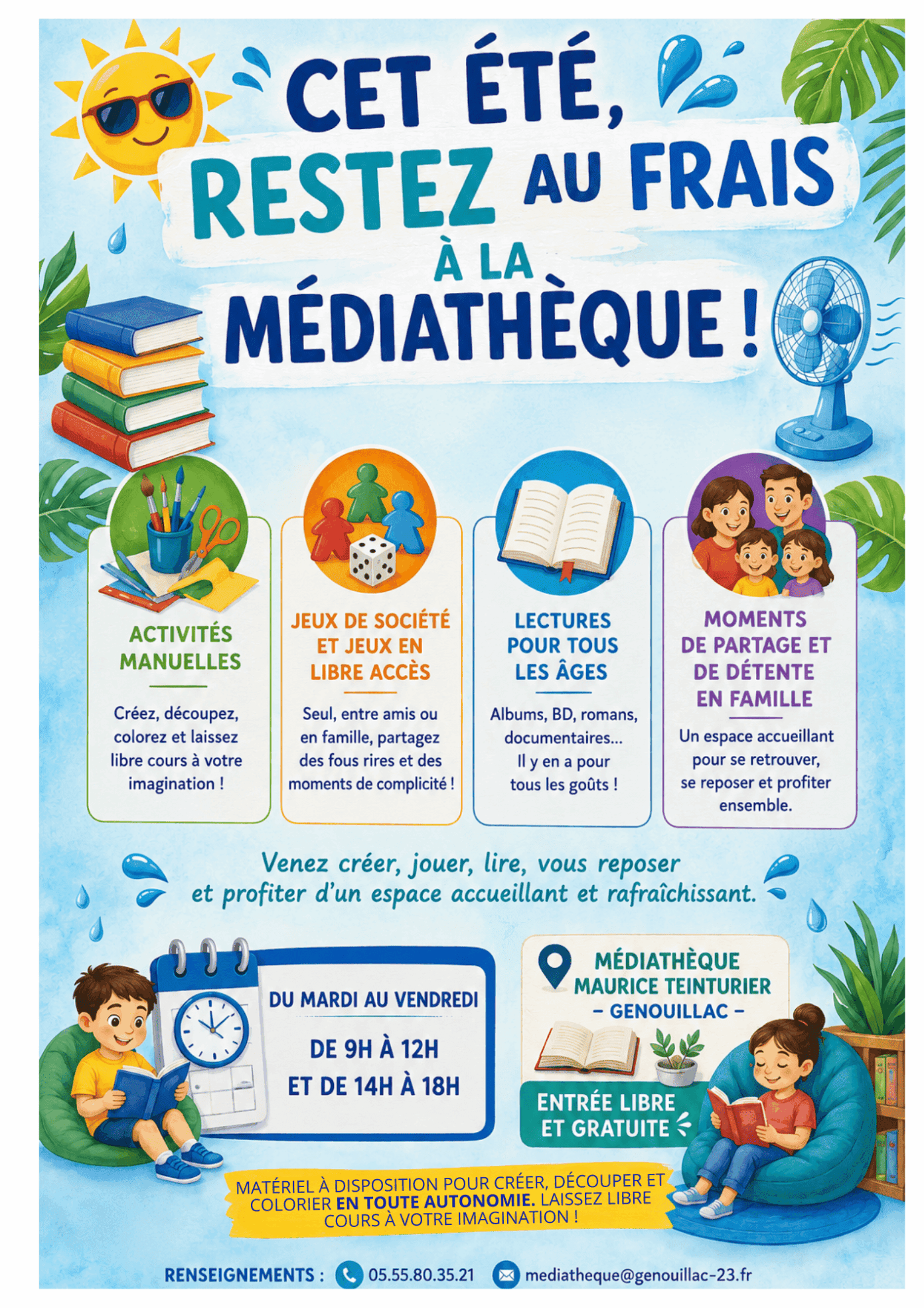 Un été au frais  Genouillac